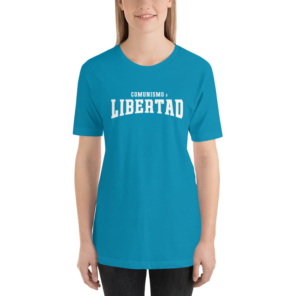 Hostil Correo aéreo poco Camiseta Comunismo o Libertad unisex – SECL01n - Camisetas de España 🏅 La  mejor tienda patriota - CAYETANIA.COM